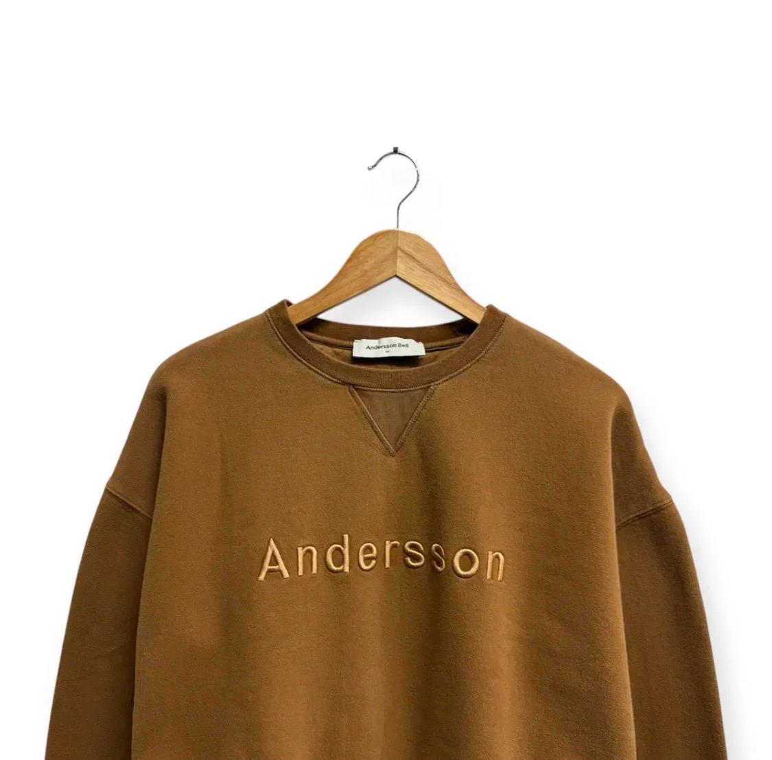 앤더슨벨 빅로고 기모 스웻셔츠 맨투맨 M 3