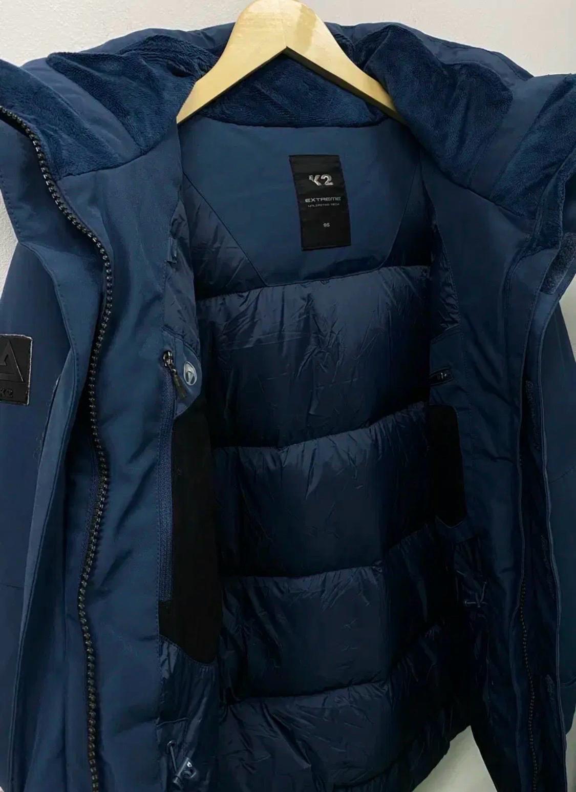 k2 구스 블루네이비 패딩 95 7