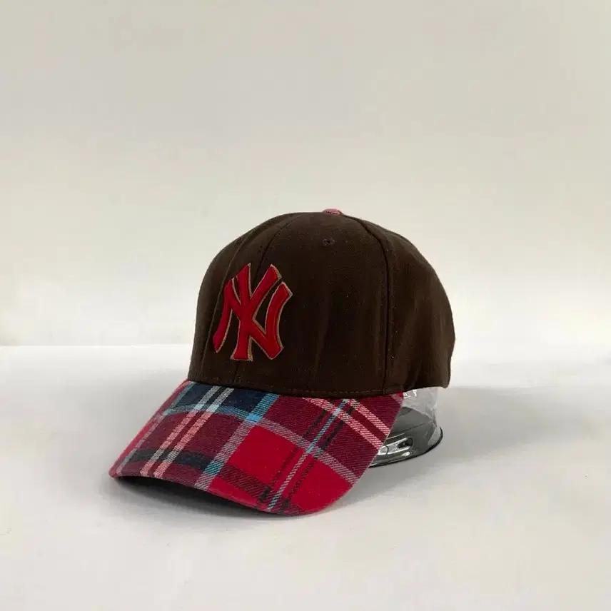 MLB 뉴욕양키즈 빈티지 체크 볼캡 3