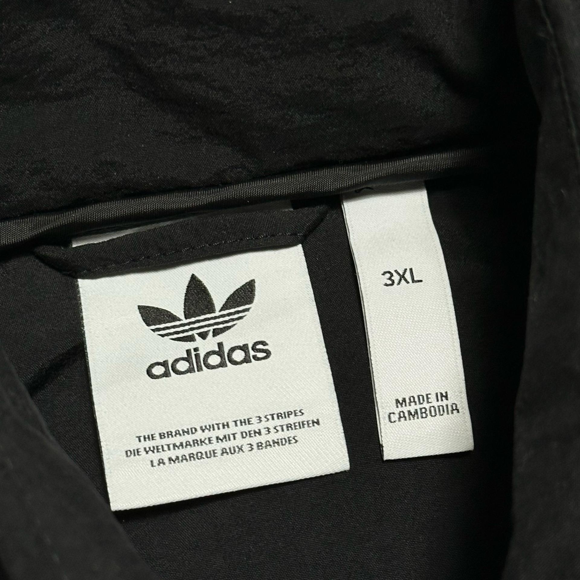 3XL 아디다스 유로파 내장후드 블랙 우븐 바람막이 5