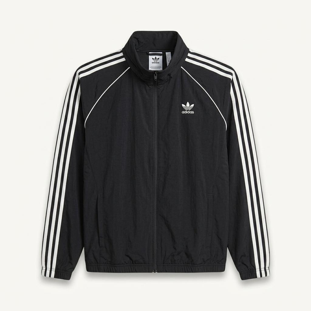 3XL 아디다스 유로파 내장후드 블랙 우븐 바람막이 1