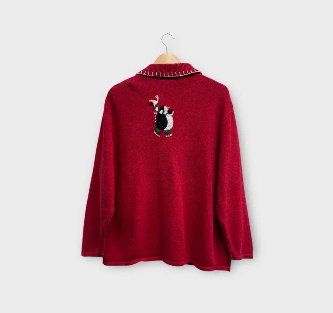 Vintage 90s Christmas 라미 가디건 free 5