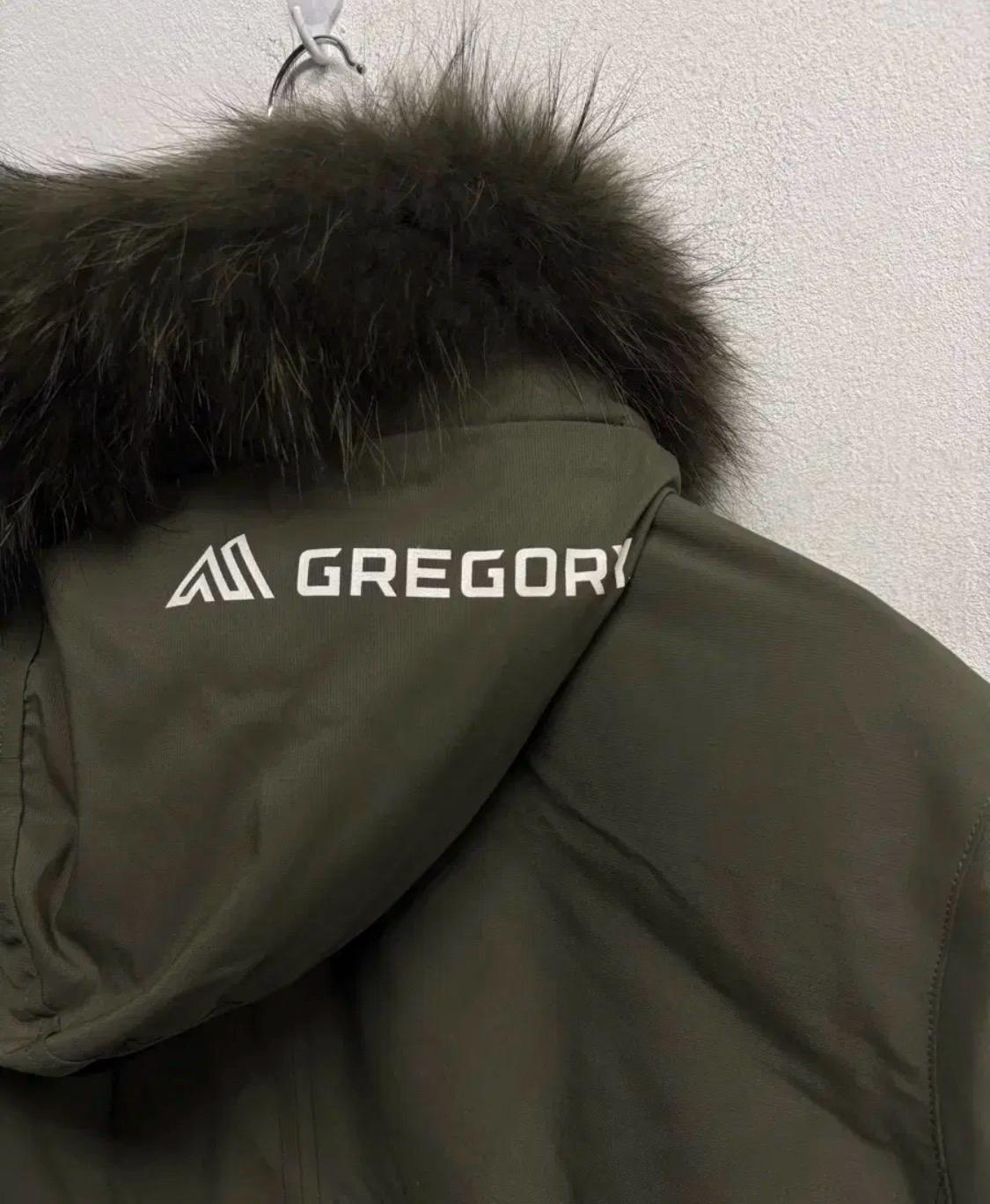 그레고리 GREGORY 카키색 벨트 롱 패딩 M 7