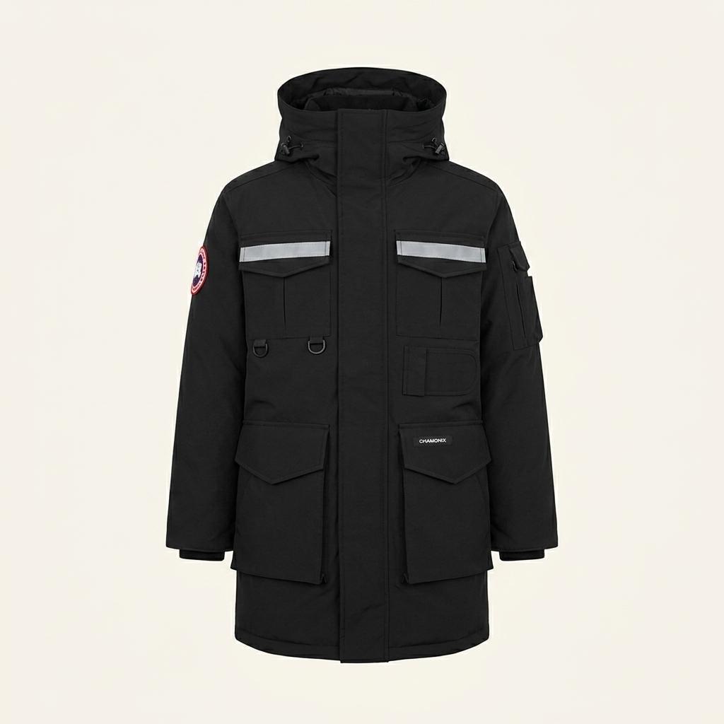 CHAMONIX 블랙 패딩 점퍼 90 1