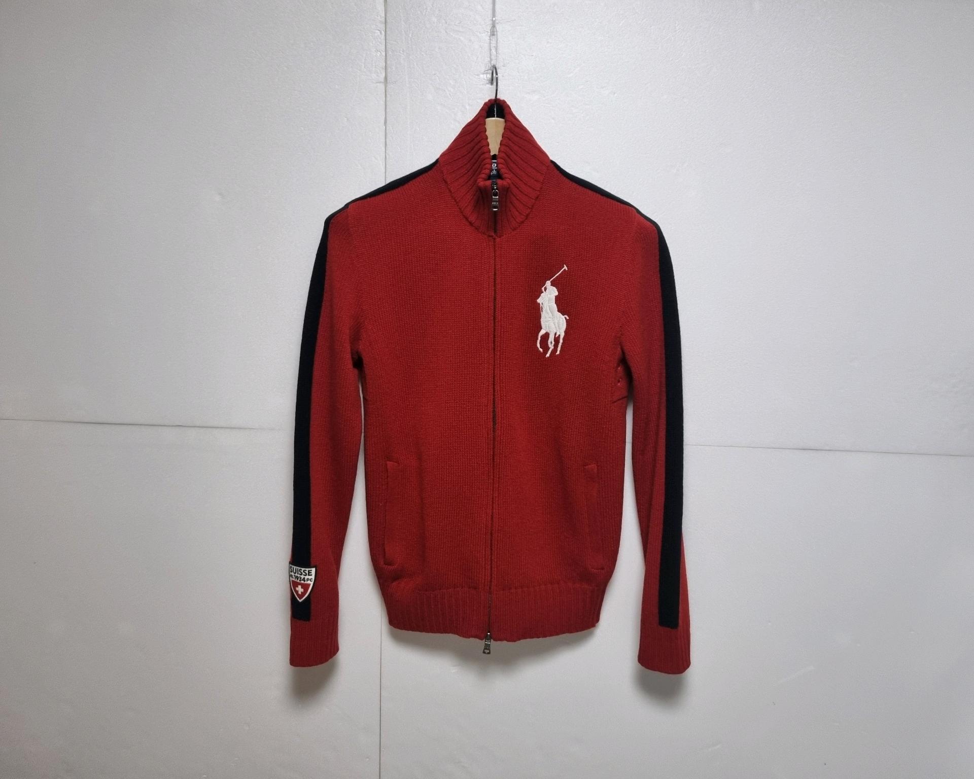 남성 POLO 폴로 랄프로렌 빅포니 스위스 램스 울 WOOL 니트 집업 3