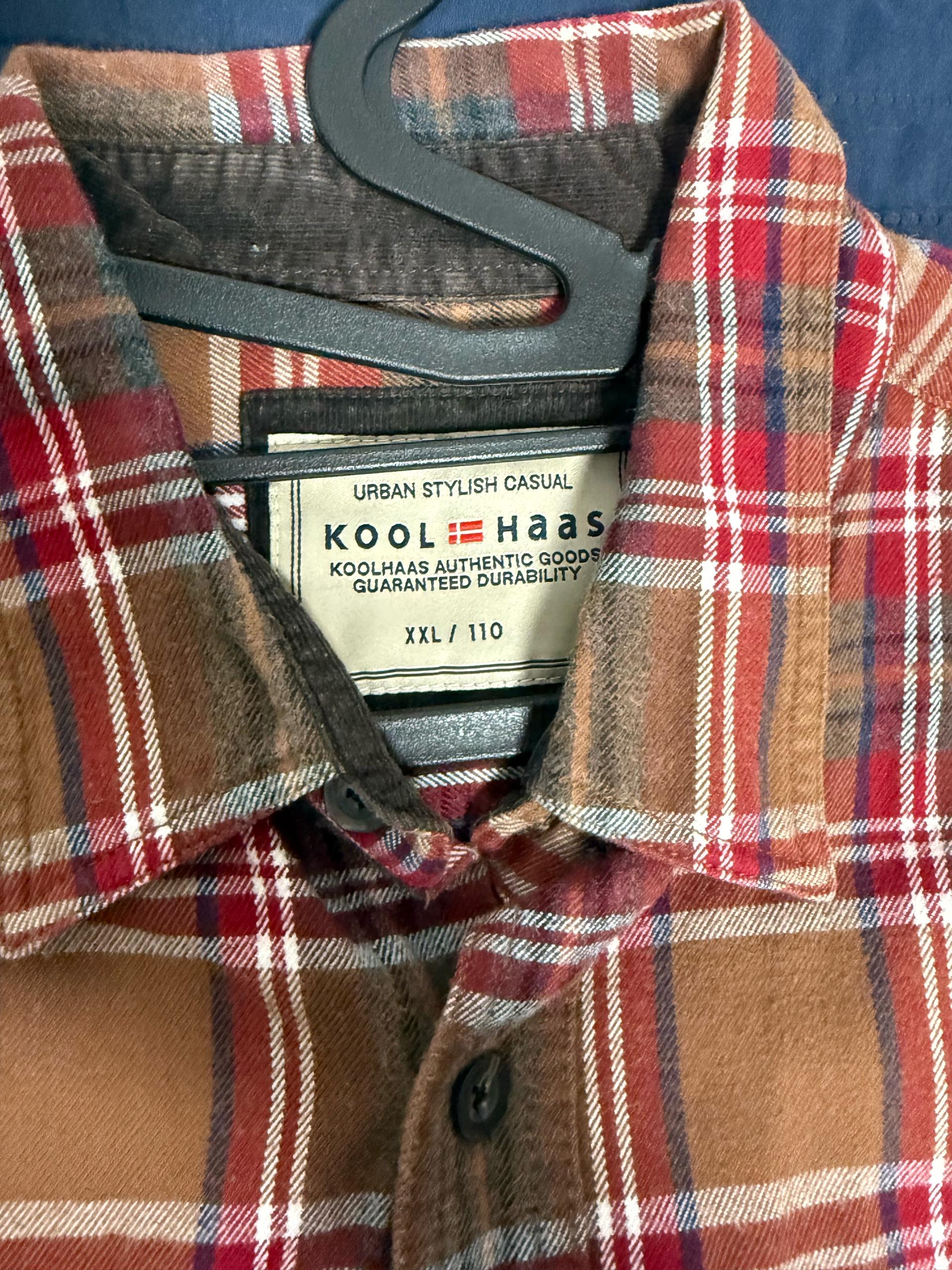 유럽 빈티지 kool haas 체크 셔츠 3