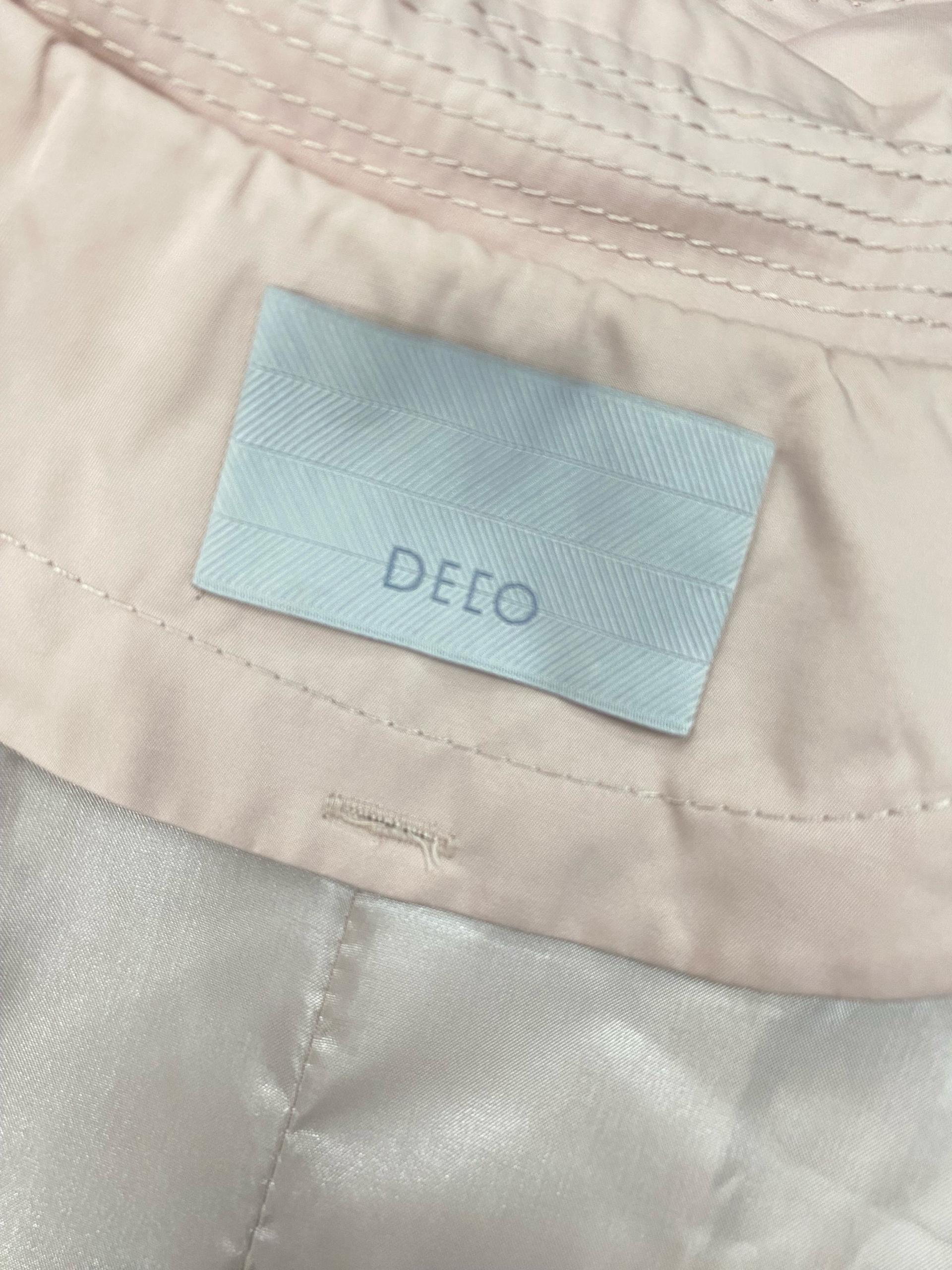 디오(DEEO) 핑크 트렌치코트 여성용 봄 가을 9