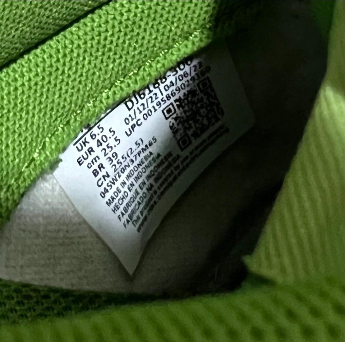 나이키 덩크로우 비비드그린 UK6.5 4