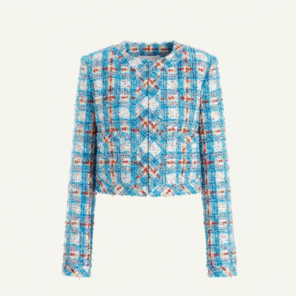 EENK 잉크 트위드 숏 자켓 UEM Tweed Short Jacket M 1