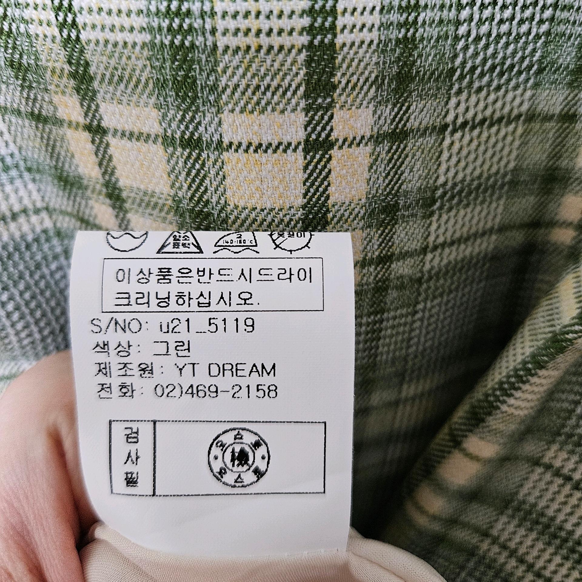 윈(une) 복고풍 체크 원피스 66 5