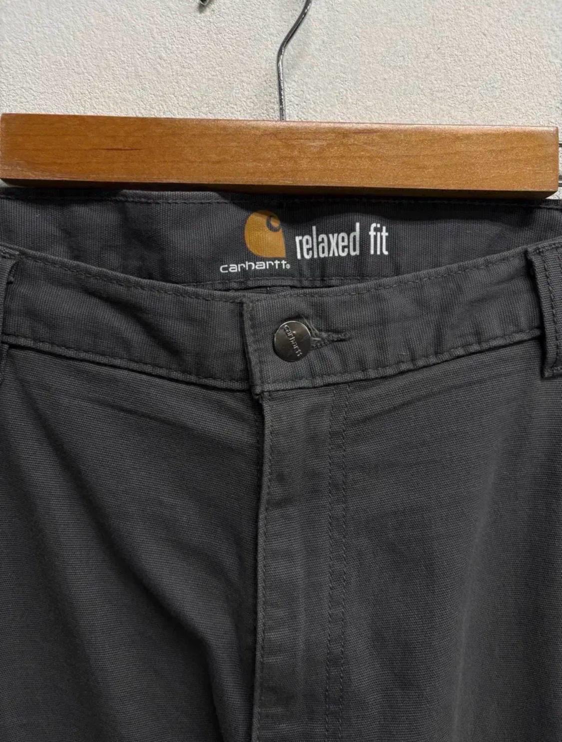 칼하트 Carhartt 심플 코튼 팬츠-40X32 7