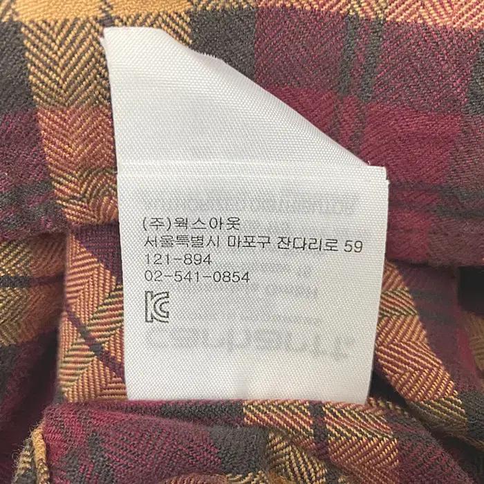칼하트 긴팔 체크 셔츠 M 10