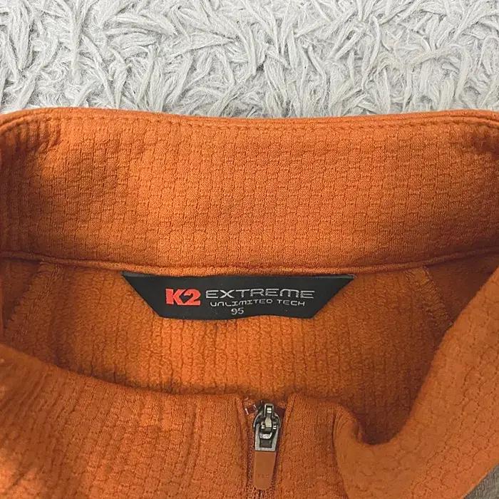 K2 긴팔 약기모 반집업 티셔츠 95 8