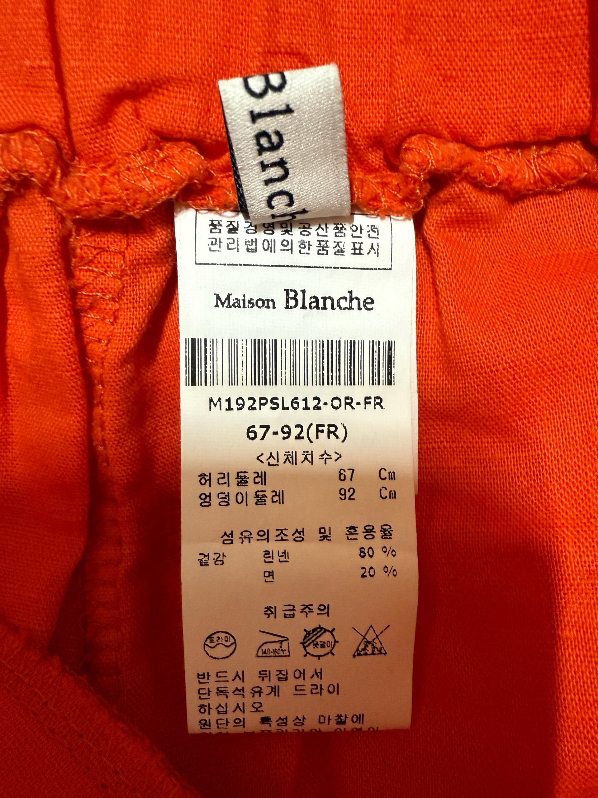Maison Blanche 린넨치마바지 M  4