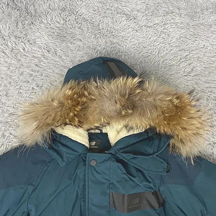 뉴발란스 오리털 패딩 점퍼 너구리털 90 3