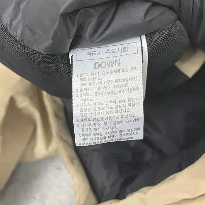 K2 거위털 패딩 점퍼 후드탈착 라쿤털 95 11