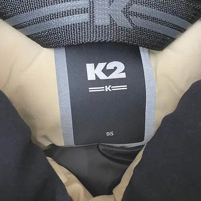 K2 거위털 패딩 점퍼 후드탈착 라쿤털 95 8