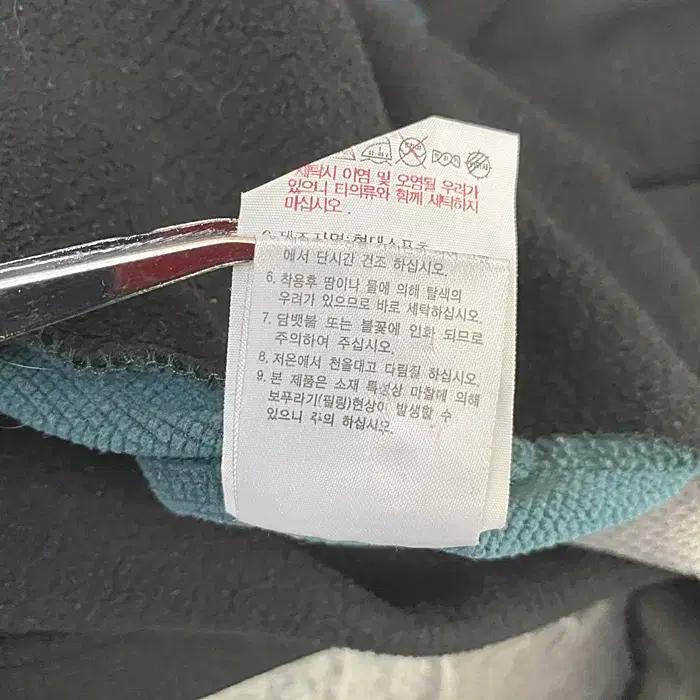 K2 긴팔 기모 반집업 티셔츠 105 10