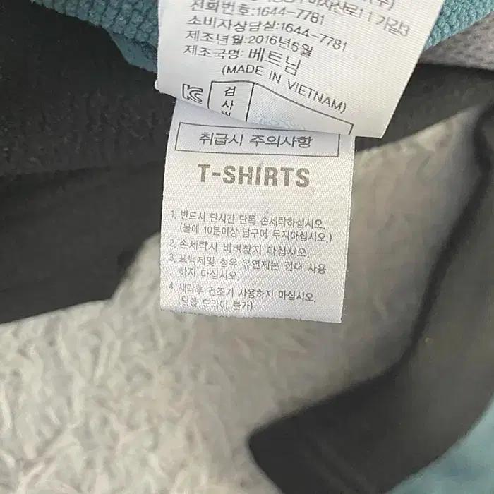 K2 긴팔 기모 반집업 티셔츠 105 9