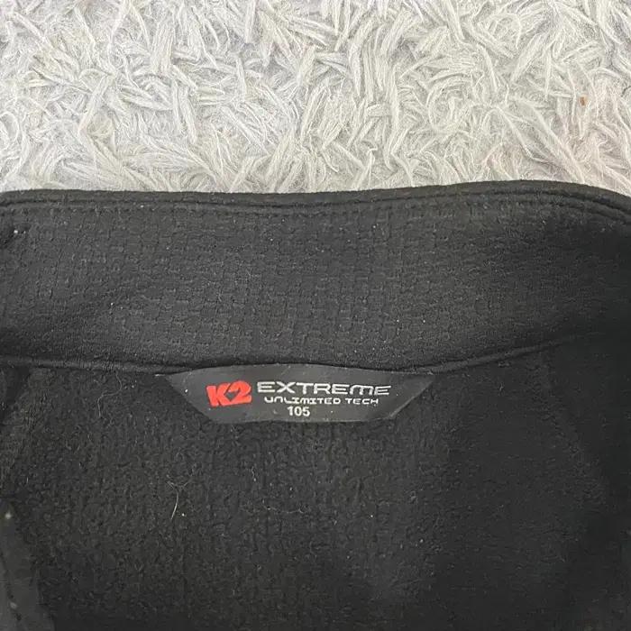 K2 긴팔 기모 반집업 티셔츠 105 6