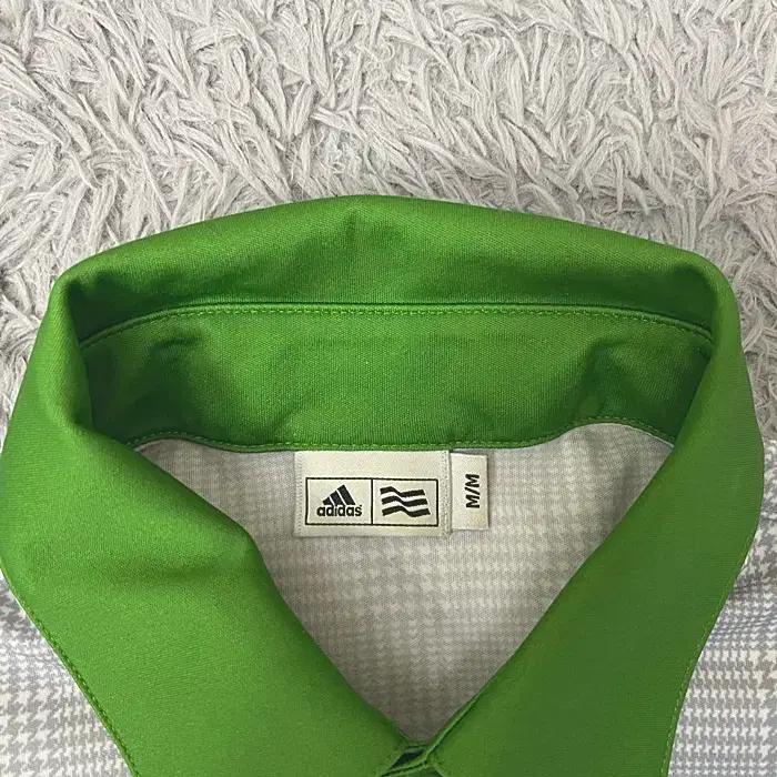 아디다스 긴팔 카라넥 티셔츠 95 7