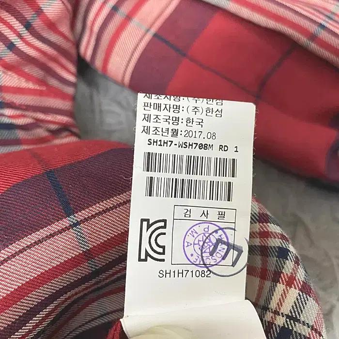 시스템 긴팔 체크 셔츠 95 8