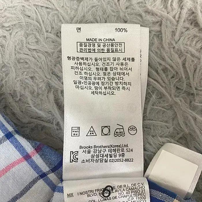 브룩스브라더스 반팔 체크 셔츠 105 8