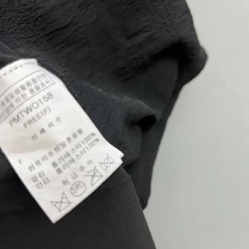 플라스틱아일랜드 블랙 퍼프 롱원피스 9