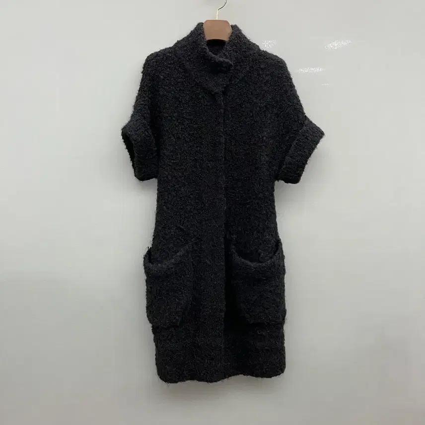 구호 블랙 부클레 가디건 롱자켓 2