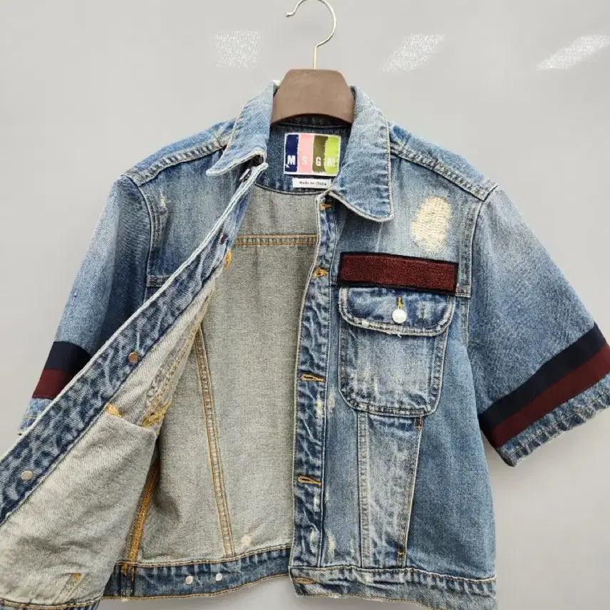 MSGM 데님 반팔 자켓 8