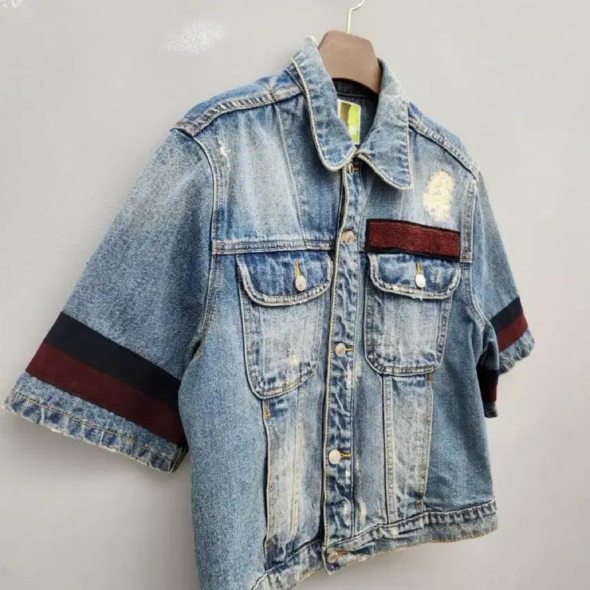 MSGM 데님 반팔 자켓 3