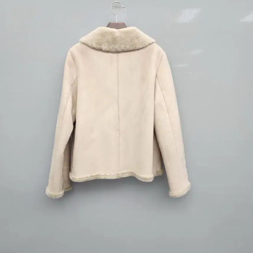 한섬 SJSJ 아이보리 무스탕 스웨이드 자켓 5