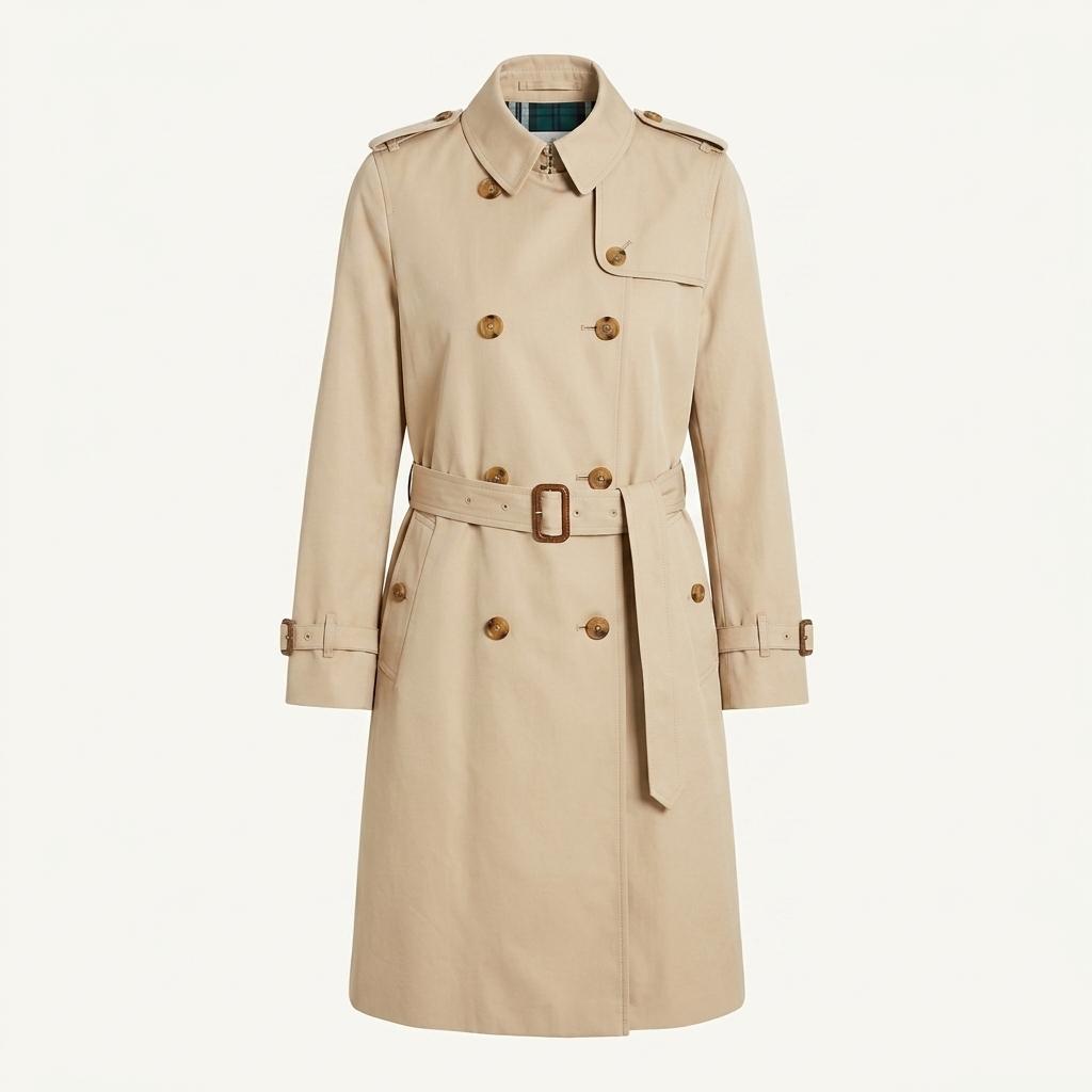BCBG 베이지색 트렌치 코트 1
