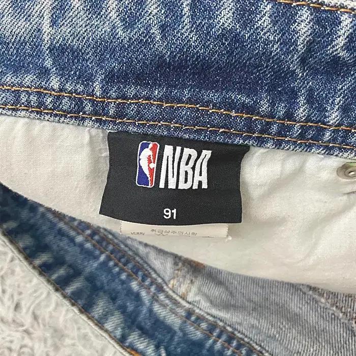 NBA 청 데님 반바지 허리37인치 5