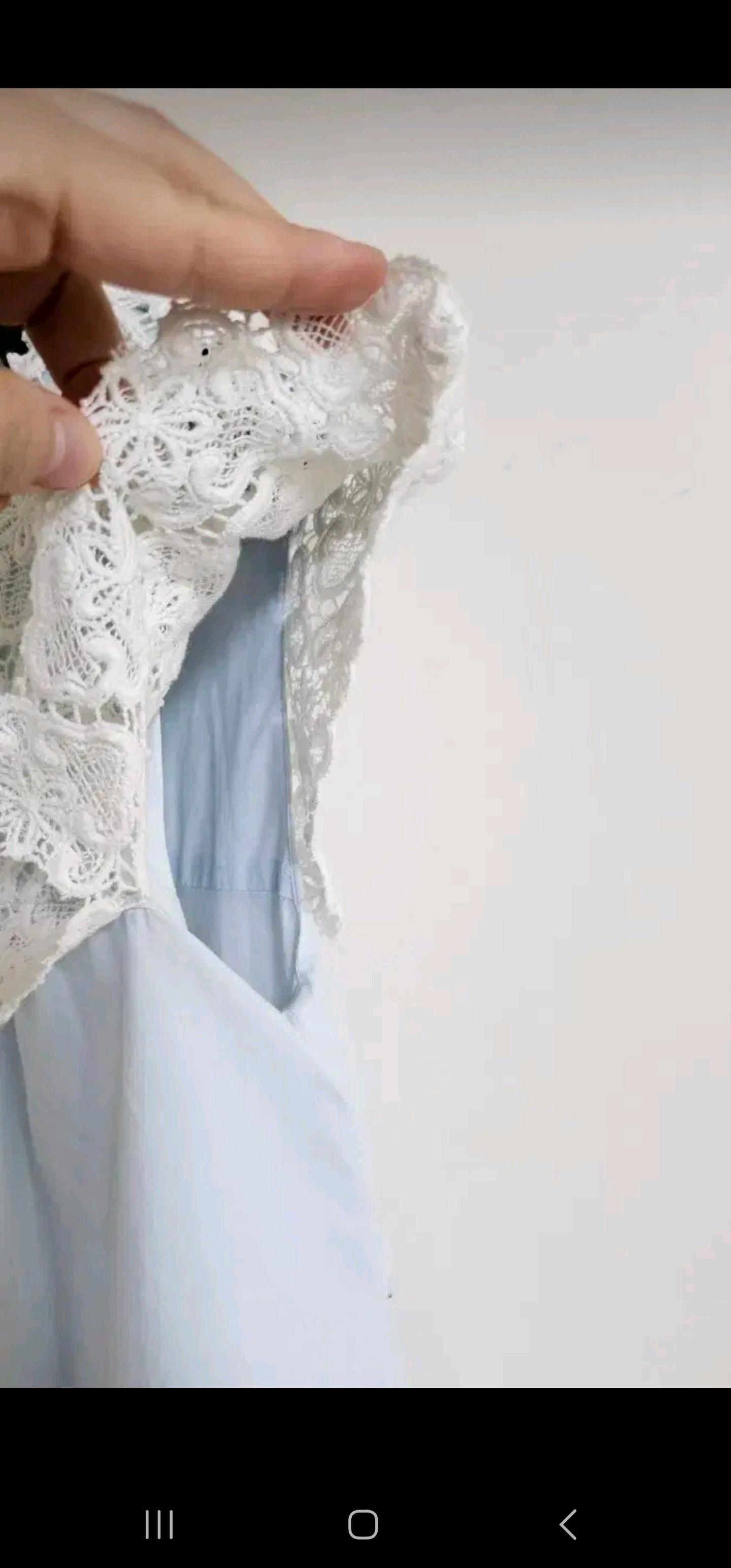 오즈세컨 민소매 원피스겸 롱티  7
