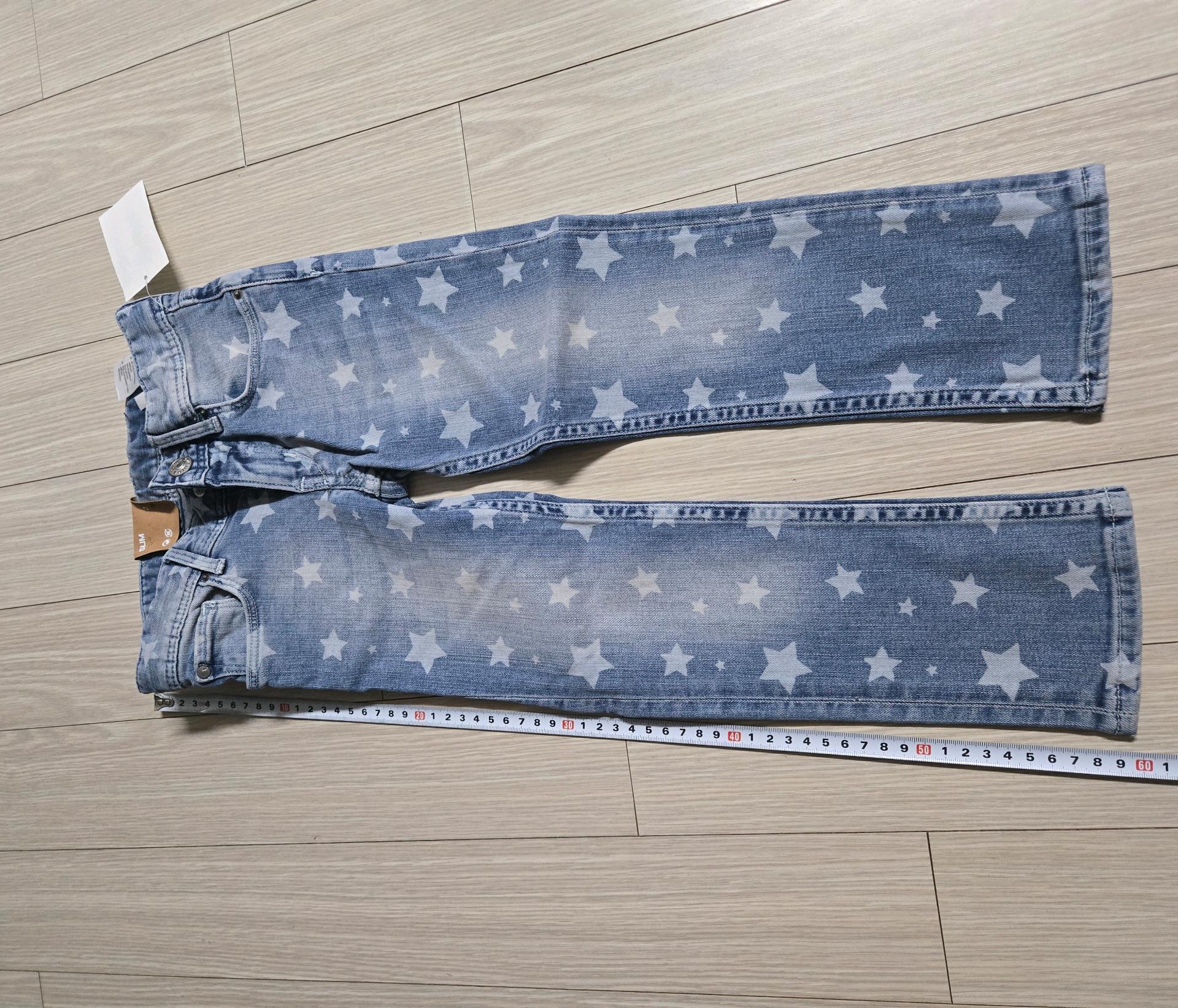 H&M 키즈 별무늬 청바지 3.4세 6