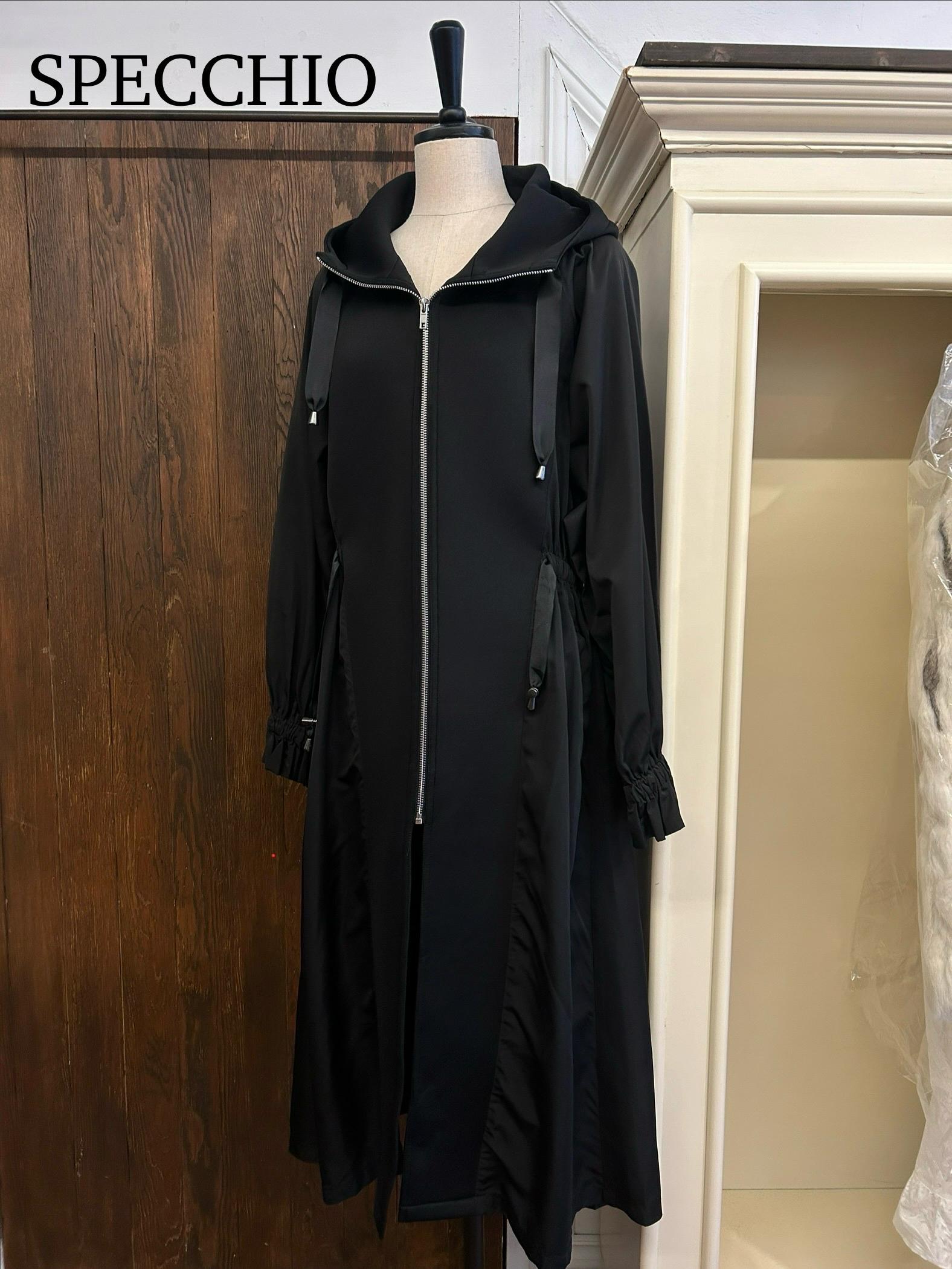 스피치오 정품 블랙 후드코트 2