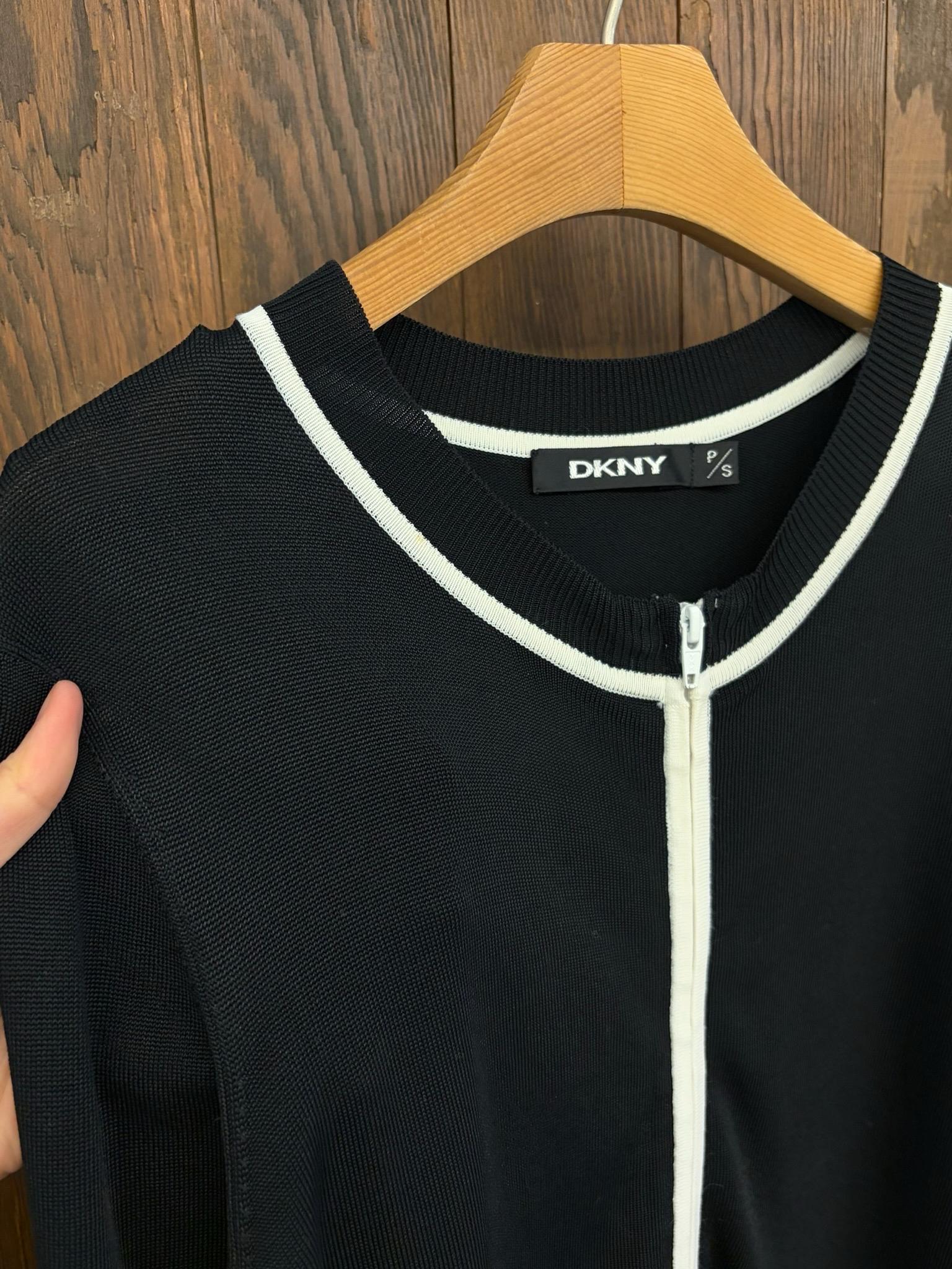 dkny 정품 블랙 집업가디건 4