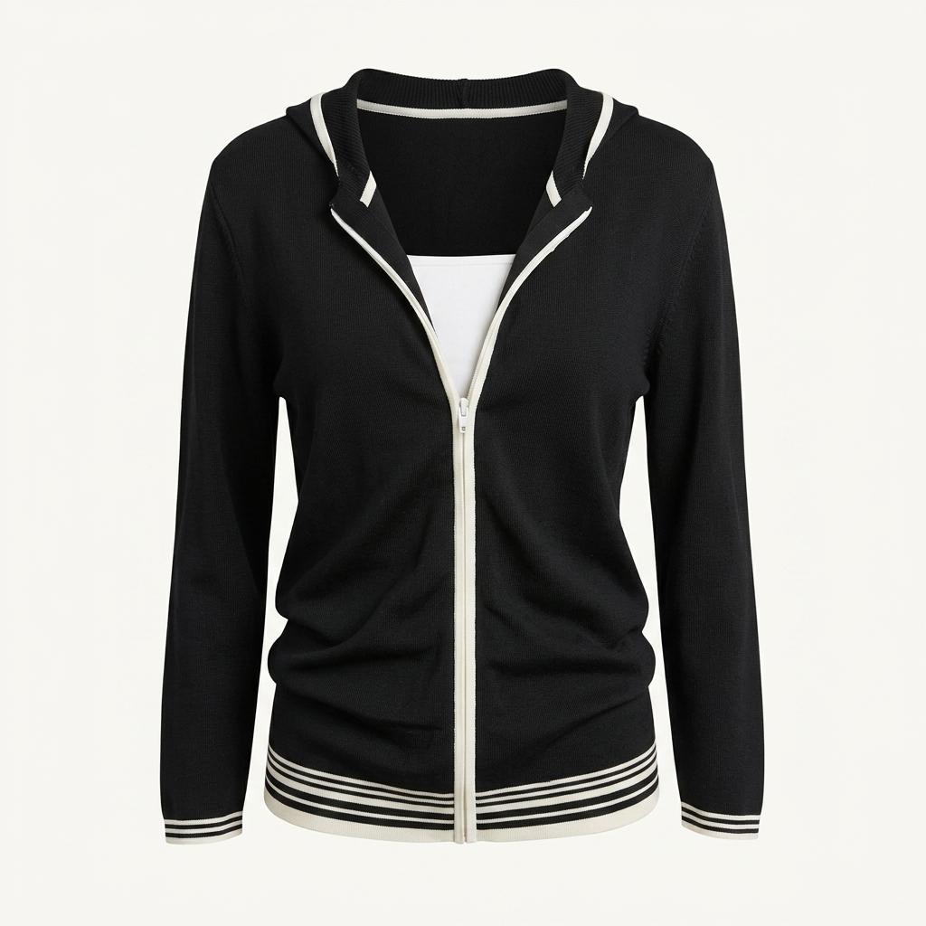 dkny 정품 블랙 집업가디건 1