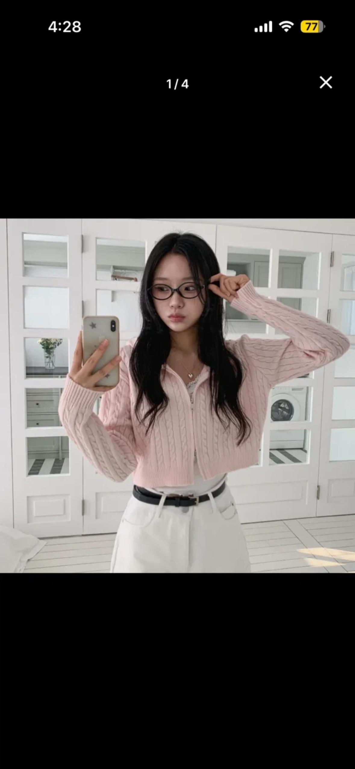 핑크 후드집업 2