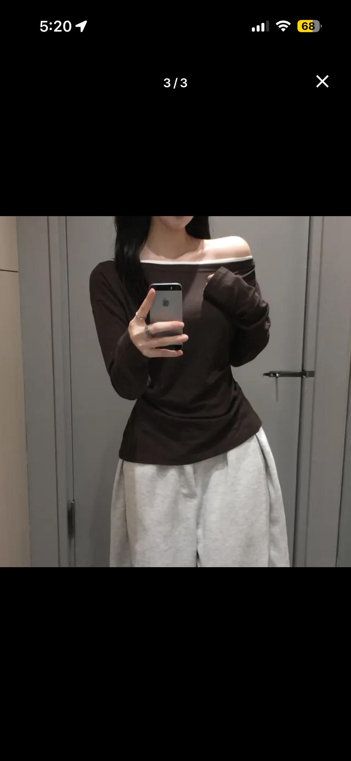 브라운 오프숄더 3
