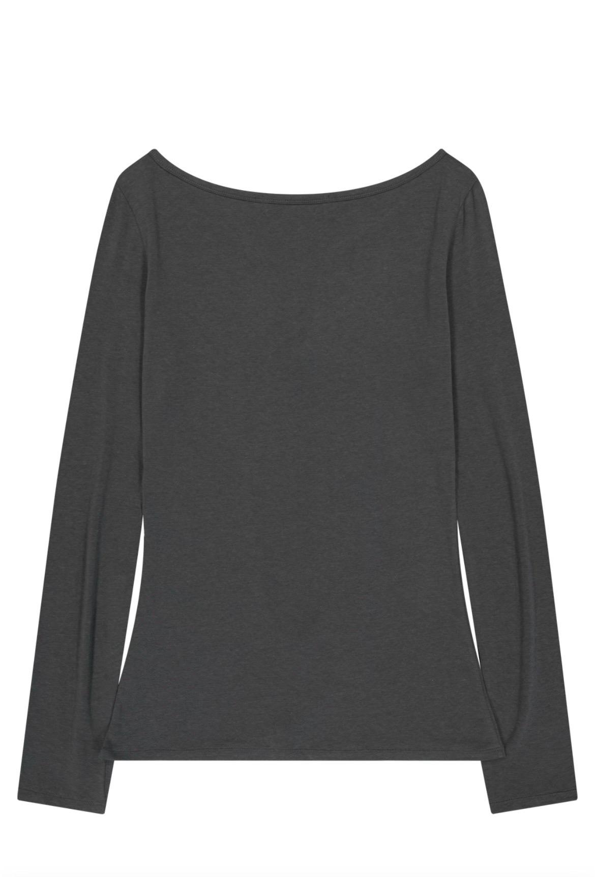 Pale printed lace-up long sleeve top 3