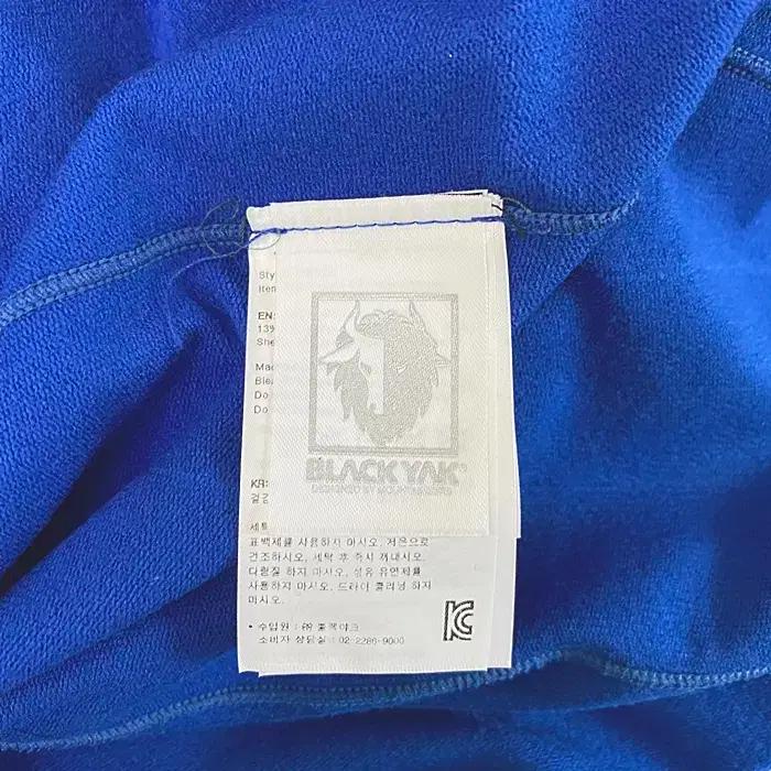 블랙야크 긴팔 약기모 반집업 티셔츠 105 10