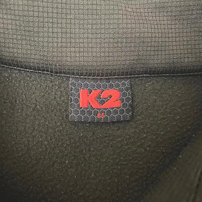 K2 긴팔 기모 반집업 티셔츠 95 7
