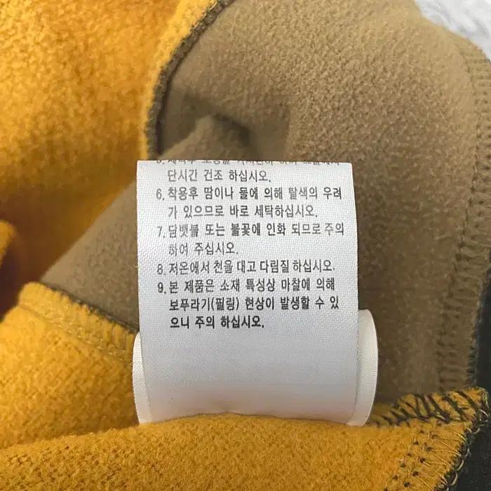 K2 긴팔 기모 반집업 티셔츠 95 11