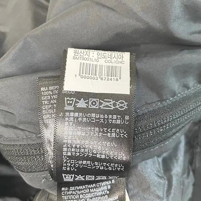 노스페이스 긴팔 바람막이 후드 반집업 티셔츠 95 9