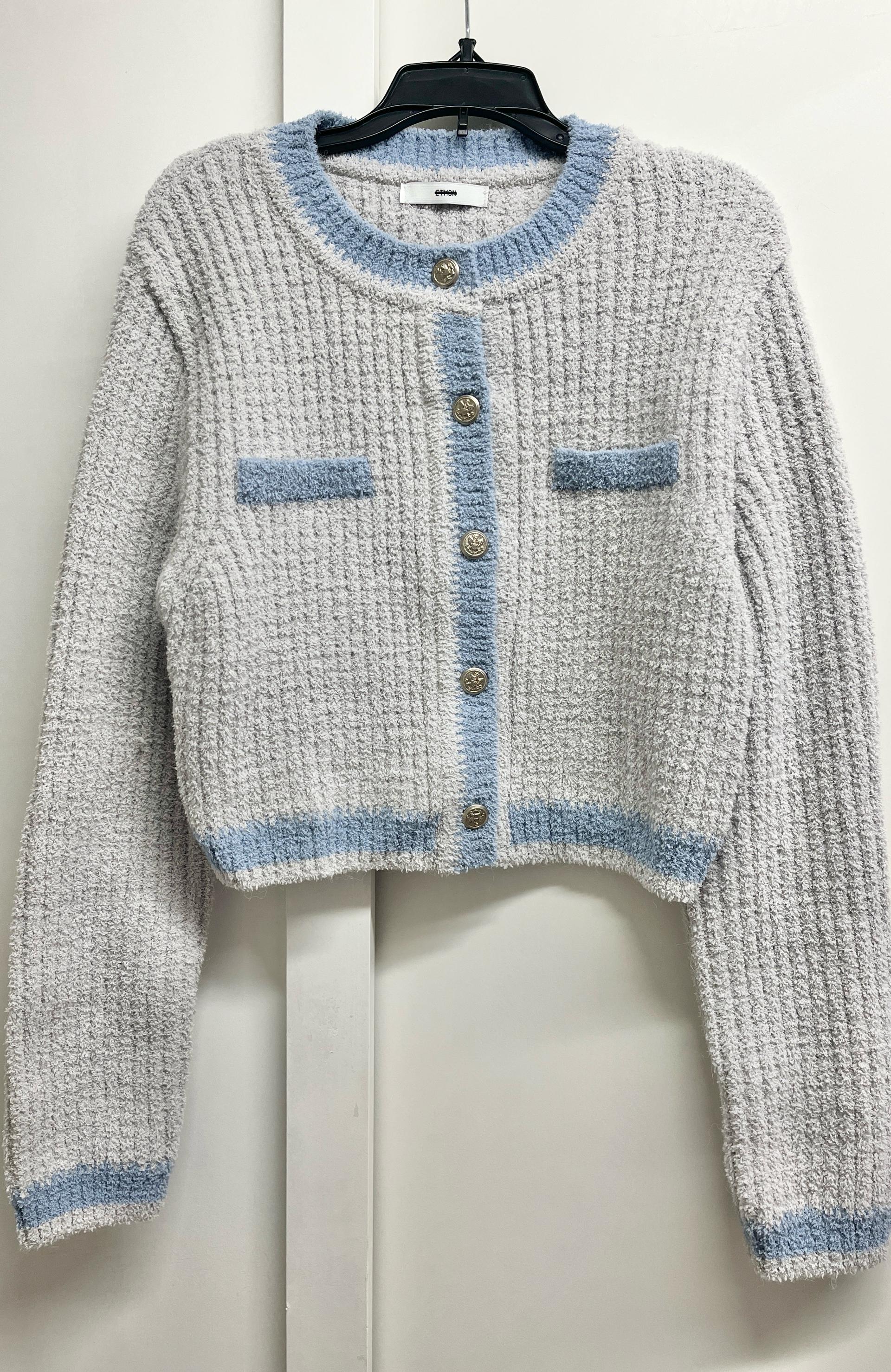 에트몽 가디건 Stitch Detail Knit Cardigan  6
