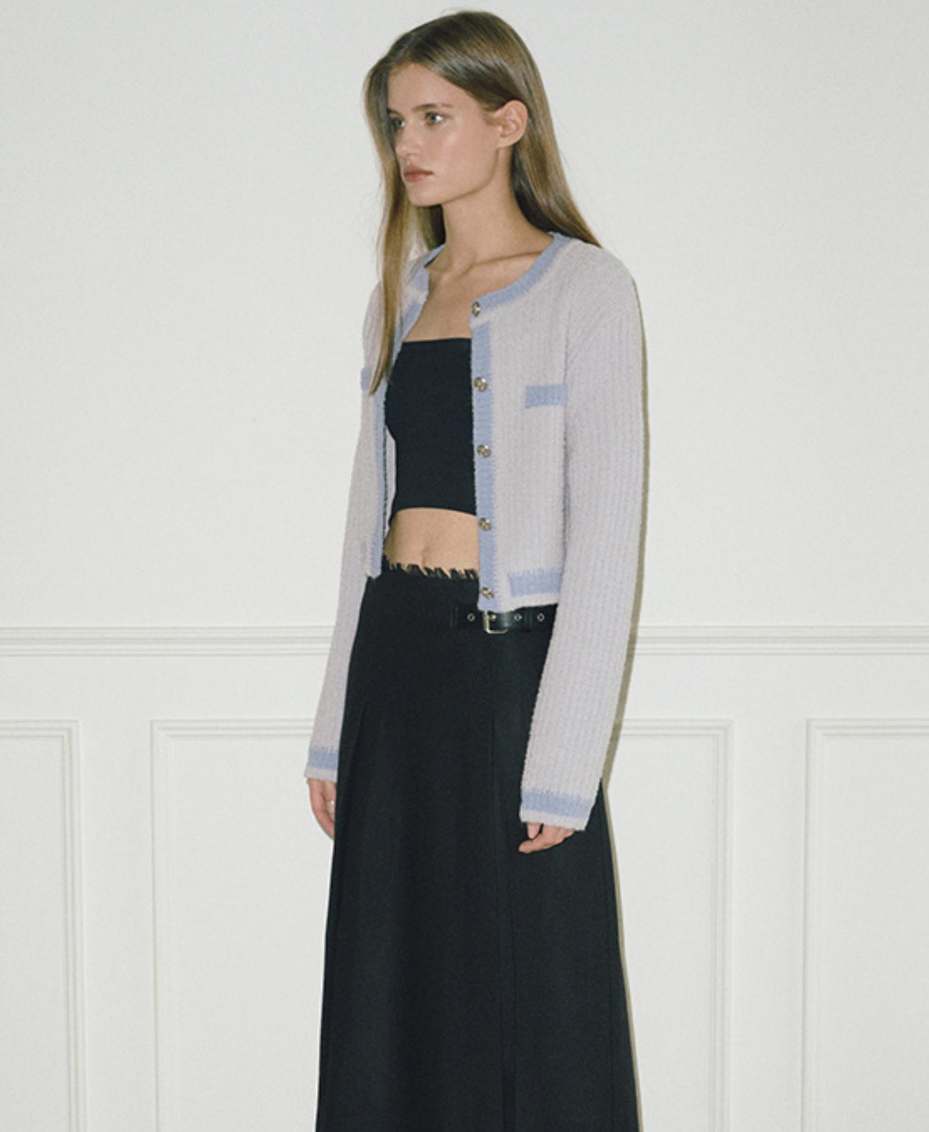 에트몽 가디건 Stitch Detail Knit Cardigan  5