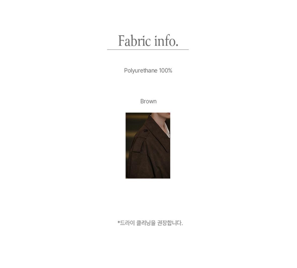 하우스오브폰드 HOUSE OF POND 스웨이드 트렌치 코트 10