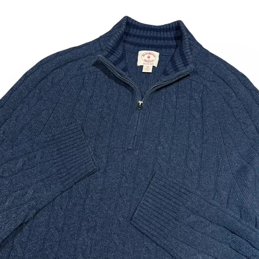 Brooks Brothers 브룩스 브라더스 케이블 반집업 니트 3